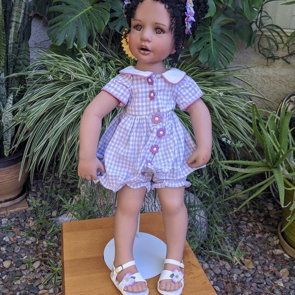 Kelly RuBert porcelain Doll "Imani" Retired